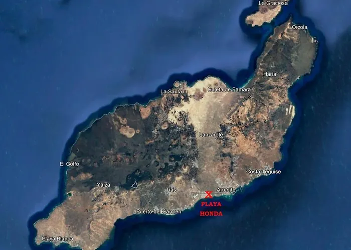 Casa Cuaderna A 150 Metros De La Playa Playa Honda (Lanzarote)